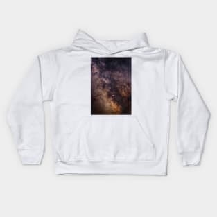 Galactic core of the Milky Way Kids Hoodie